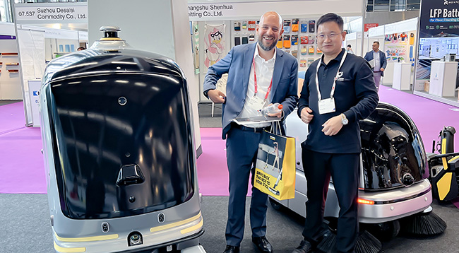 JT-Innovation Brings Sweeper YZ and Sweeper XG to The Interclean 2024 Exhibition